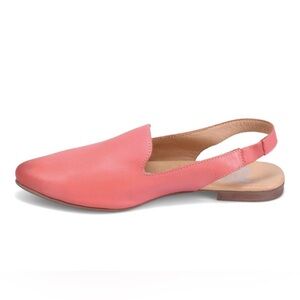 New BUENO IDINA Coral Leather Sling-Back Flats Size EU 39 (US 8.5-9)